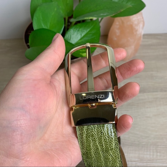 Lorenzi | Ostrich Leather Belt main image 4